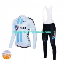 Invierno Maillot y Culotte Largos con Tirantes 2022 Team DSM Hombres N002