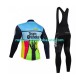 Maillot y Culotte Largos con Tirantes 2022 Team Qhubeka Hombres N001