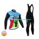 Invierno Maillot y Culotte Largos con Tirantes 2022 Team Qhubeka Hombres N001