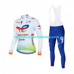 Maillot y Culotte Largos con Tirantes 2022 Team TotalEnergies Hombres N001