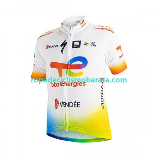 Maillot Manga Corta 2022 Team TotalEnergies Hombres N001