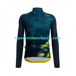 Maillot Manga Larga 2022 Tour de France JAUNE Hombres N001