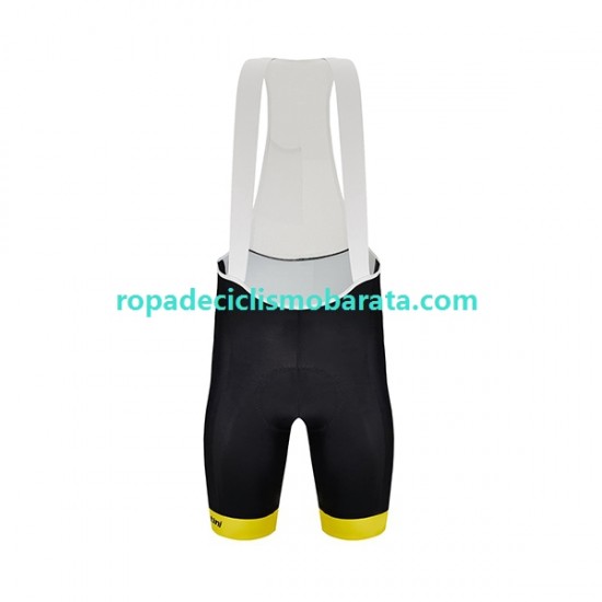 Culotte con Tirantes 2022 Tour de France JAUNE Hombres N002