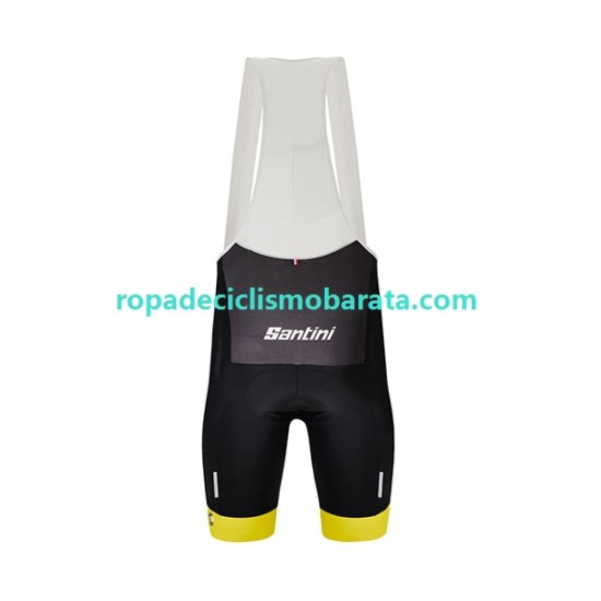 Culotte con Tirantes 2022 Tour de France JAUNE Hombres N002