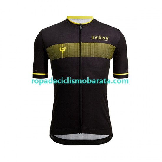 Maillot Manga Corta 2022 Tour de France JAUNE Hombres N002