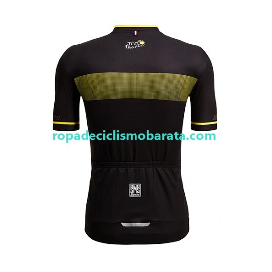 Maillot Manga Corta 2022 Tour de France JAUNE Hombres N002