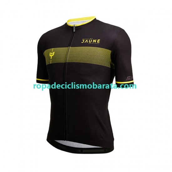 Maillot Manga Corta 2022 Tour de France JAUNE Hombres N002