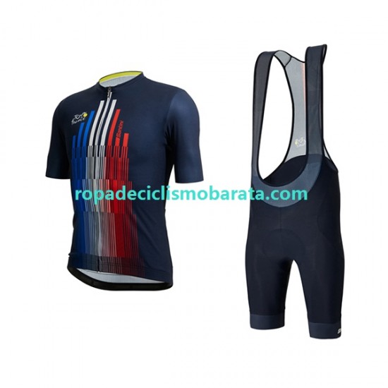 Maillot y Culotte con Tirantes 2022 Tour de France TRIONFO Hombres N001