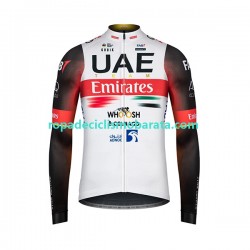 Maillot Manga Larga 2022 UAE Team Emirates Hombres N001