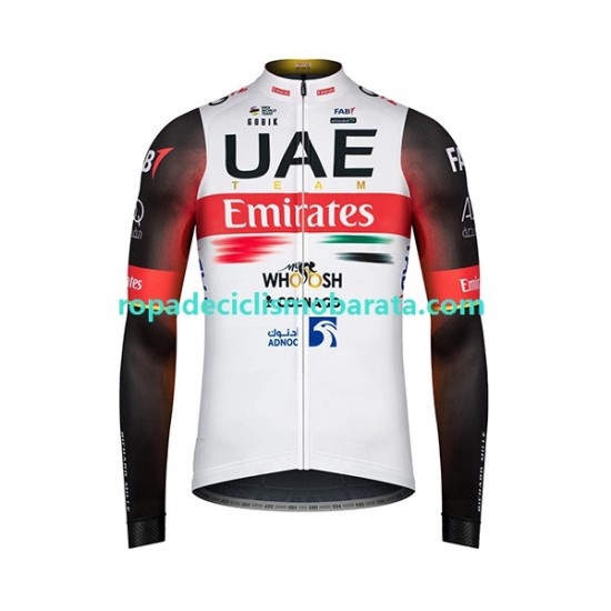 Maillot Manga Larga 2022 UAE Team Emirates Hombres N001
