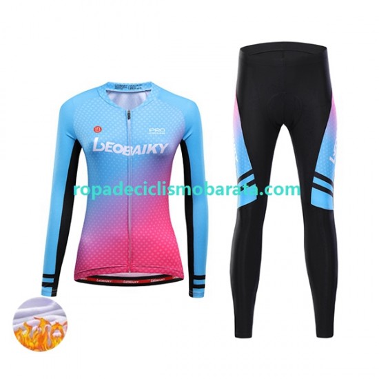 Invierno Maillot y Culotte Largos Leobaiky Mujeres N001
