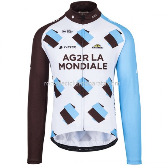 Maillot Manga Larga 2017 AG2R La Mondiale M001