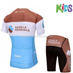 Maillot y Culotte Corto 2018 AG2R La Mondiale Niños M001