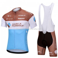 Maillot y Culotte con Tirantes 2018 AG2R La Mondiale M001