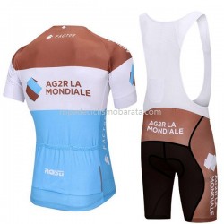 Maillot y Culotte con Tirantes 2018 AG2R La Mondiale M001
