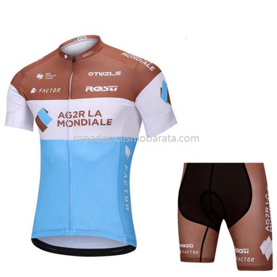 Maillot y Culotte Corto 2018 AG2R La Mondiale M001