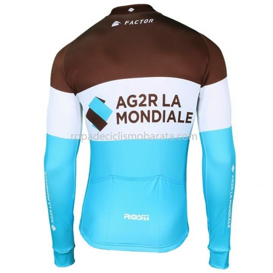 Maillot Manga Larga 2018 AG2R La Mondiale M002