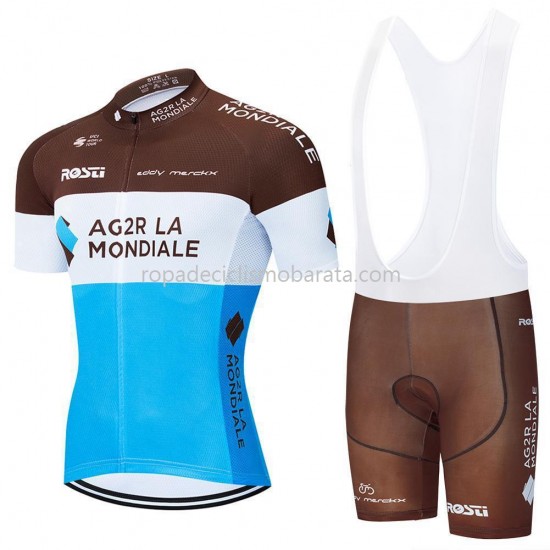 Maillot y Culotte con Tirantes 2020 AG2R La Mondiale M001