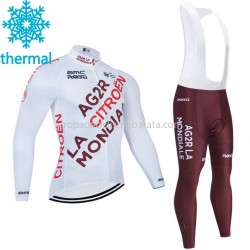 Invierno Maillot y Culotte Largos con Tirantes 2021 AG2R Citroen Team M001