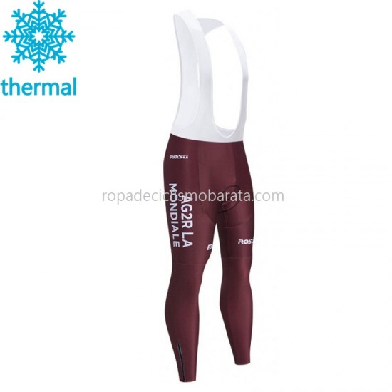 Invierno Culottes Largos con Tirantes 2021 AG2R Citroen Team M001