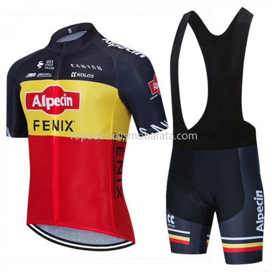 Maillot y Culotte con Tirantes 2020 Alpecin–Fenix M002