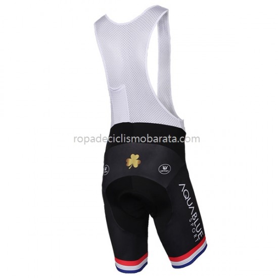 Maillot y Culotte con Tirantes 2017 Aqua Blue Sport M001
