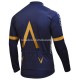 Maillot Manga Larga 2018 Aqua Blue Sport M001