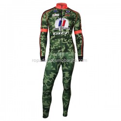 Maillot y Culotte Largos con Tirantes 2017 Armee De Terre M001
