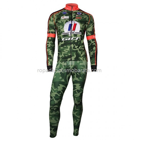 Maillot y Culotte Largos con Tirantes 2017 Armee De Terre M001