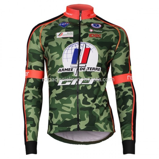 Maillot y Culotte Largos con Tirantes 2017 Armee De Terre M001