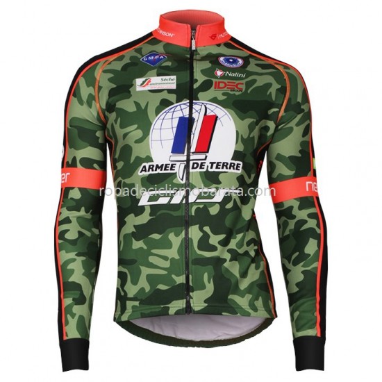 Maillot y Culotte Largos con Tirantes 2018 Armee De Terre M001