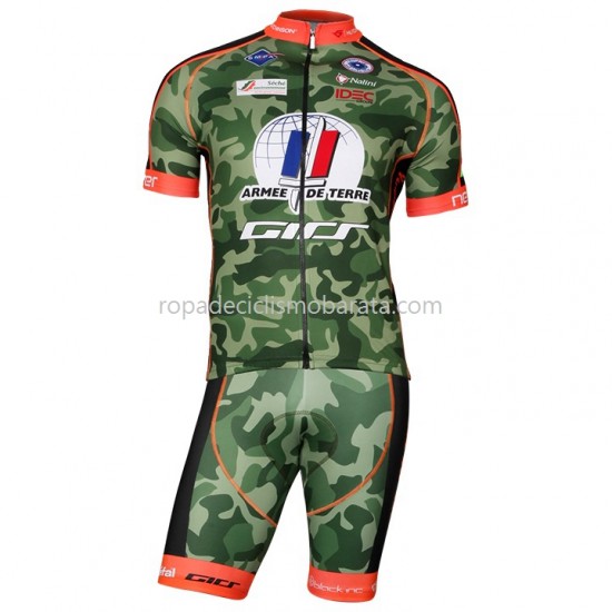 Maillot y Culotte con Tirantes 2018 Armee De Terre M001