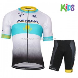 Maillot y Culotte Corto 2017 Astana Pro Team Niños M002