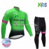 Invierno Maillot y Culotte Largos 2017 Astana Pro Team Niños M002