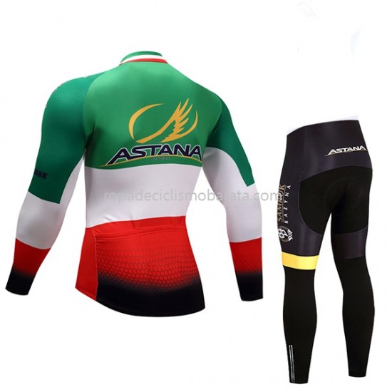 Maillot y Culotte Largos 2017 Astana Pro Team Niños M004