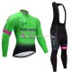 Maillot y Culotte Largos con Tirantes 2017 Astana Pro Team M002