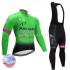 Invierno Maillot y Culotte Largos con Tirantes 2017 Astana Pro Team M002
