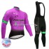 Invierno Maillot y Culotte Largos con Tirantes 2017 Astana Pro Team M003