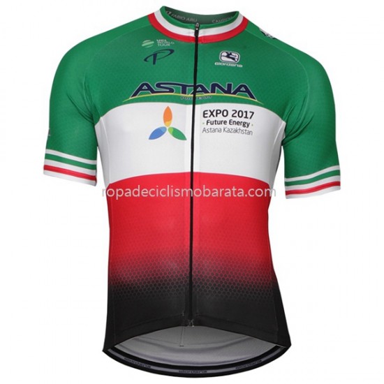 Maillot y Culotte con Tirantes 2017 Astana Pro Team M005