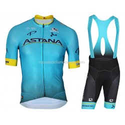 Maillot y Culotte con Tirantes 2018 Astana Pro Team M001
