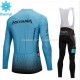 Invierno Maillot y Culotte Largos con Tirantes 2018 Astana Pro Team M001