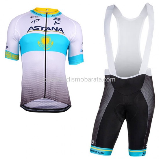 Maillot y Culotte con Tirantes 2018 Astana Pro Team M002