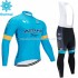 Invierno Maillot y Culotte Largos con Tirantes 2020 Astana Pro Team M001