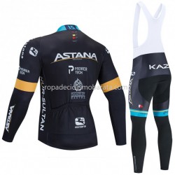 Maillot y Culotte Largos con Tirantes 2020 Astana Pro Team M002