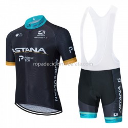 Maillot y Culotte con Tirantes 2020 Astana Pro Team M002