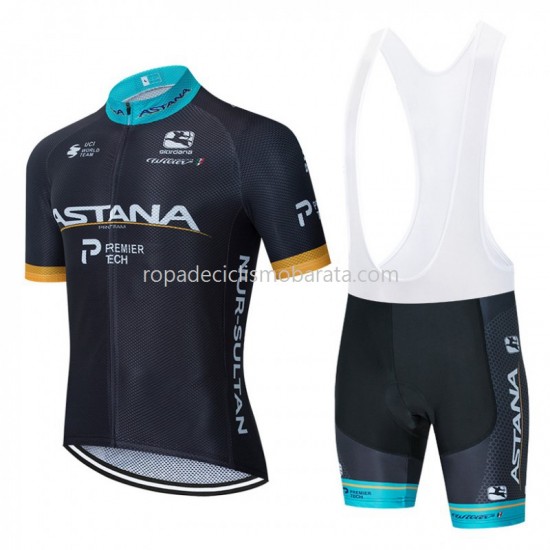Maillot y Culotte con Tirantes 2020 Astana Pro Team M002