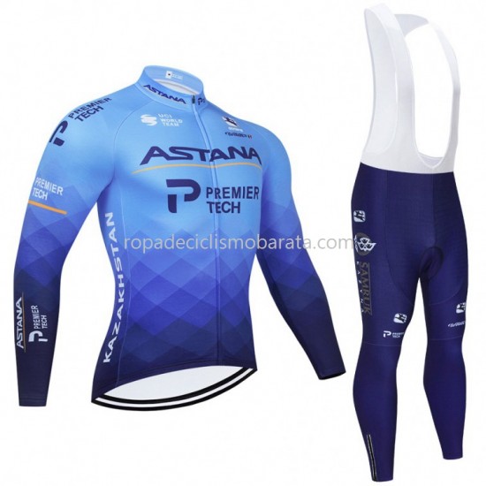 Maillot y Culotte Largos con Tirantes 2021 Astana–Premier Tech M001