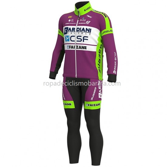 Maillot y Culotte Largos con Tirantes 2020 Bardiani–CSF M001