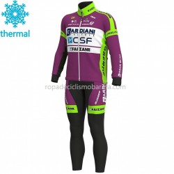 Invierno Maillot y Culotte Largos con Tirantes 2020 Bardiani–CSF M001