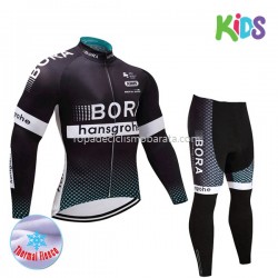 Invierno Maillot y Culotte Largos 2017 Bora-Hansgrohe Niños M001